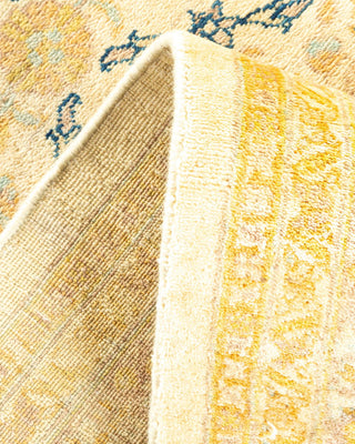 Traditional Mogul Ivory Wool Area Rug 8' 1" x 9' 10" - Solo Rugs