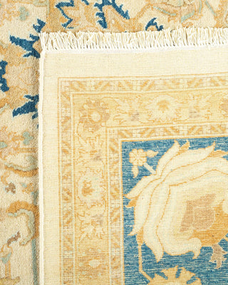 Traditional Mogul Ivory Wool Area Rug 8' 1" x 10' 1" - Solo Rugs