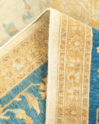 Traditional Mogul Ivory Wool Area Rug 8' 1" x 10' 1" - Solo Rugs