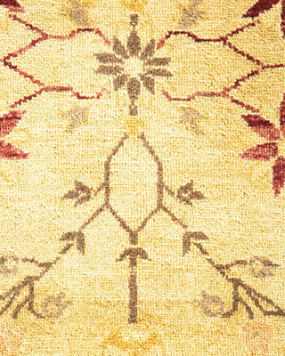 Traditional Mogul Ivory Wool Area Rug 8' 2" x 9' 10" - Solo Rugs