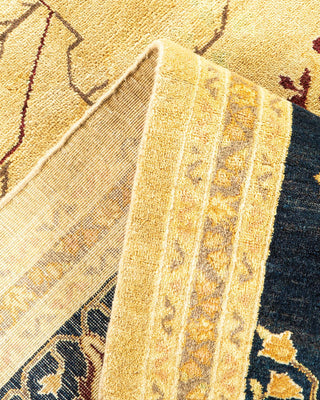 Traditional Mogul Ivory Wool Area Rug 8' 2" x 9' 10" - Solo Rugs