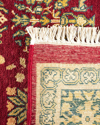 Traditional Mogul Red Wool Area Rug 8' 0" x 10' 7" - Solo Rugs