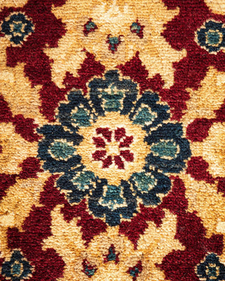 Traditional Mogul Red Wool Area Rug 8' 2" x 10' 3" - Solo Rugs
