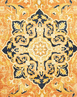 Traditional Mogul Brown Wool Area Rug 8' 0" x 10' 1" - Solo Rugs