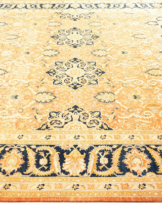 Traditional Mogul Brown Wool Area Rug 8' 0" x 10' 1" - Solo Rugs