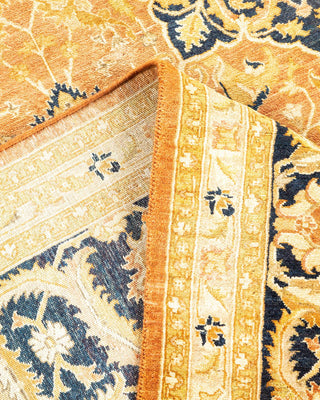 Traditional Mogul Brown Wool Area Rug 8' 0" x 10' 1" - Solo Rugs