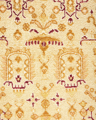 Traditional Mogul Ivory Wool Area Rug 8' 1" x 10' 1" - Solo Rugs