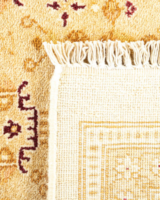 Traditional Mogul Ivory Wool Area Rug 8' 1" x 10' 1" - Solo Rugs