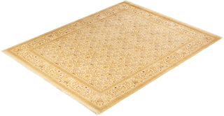 Traditional Mogul Ivory Wool Area Rug 8' 1" x 10' 1" - Solo Rugs