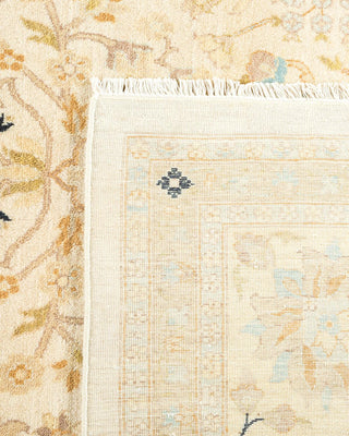 Traditional Mogul Ivory Wool Area Rug 8' 2" x 10' 2" - Solo Rugs