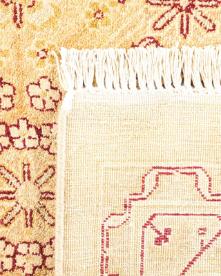 Traditional Mogul Ivory Wool Area Rug 8' 1" x 10' 6" - Solo Rugs