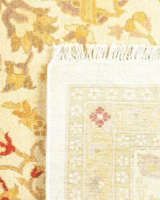 Traditional Mogul Ivory Wool Area Rug 8' 1" x 10' 2" - Solo Rugs