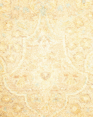 Traditional Mogul Ivory Wool Area Rug 4' 1" x 6' 1" - Solo Rugs