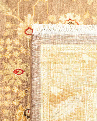 Traditional Mogul Brown Wool Area Rug 8' 1" x 10' 2" - Solo Rugs