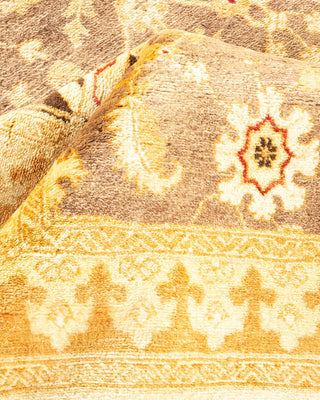 Traditional Mogul Brown Wool Area Rug 8' 1" x 10' 2" - Solo Rugs