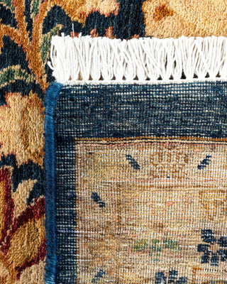 Traditional Mogul Blue Wool Area Rug 7' 10" x 10' 1" - Solo Rugs