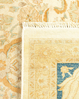 Traditional Mogul Ivory Wool Area Rug 8' 1" x 9' 10" - Solo Rugs