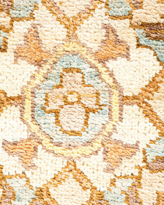 Contemporary Eclectic Brown Wool Area Rug 8' 1" x 9' 8" - Solo Rugs