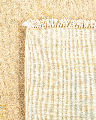 Contemporary Eclectic Ivory Wool Area Rug 5' 3" x 8' 0" - Solo Rugs