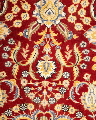 Traditional Mogul Red Wool Area Rug 3' 0" x 4' 9" - Solo Rugs