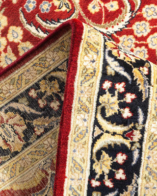 Traditional Mogul Red Wool Area Rug 3' 0" x 4' 9" - Solo Rugs
