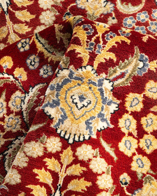 Traditional Mogul Red Wool Area Rug 3' 0" x 4' 9" - Solo Rugs