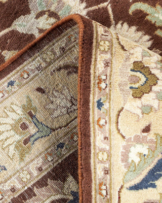 Traditional Mogul Brown Wool Area Rug 3' 1" x 5' 2" - Solo Rugs