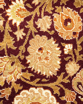Traditional Mogul Red Wool Area Rug 8' 1" x 10' 3" - Solo Rugs