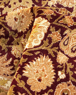 Traditional Mogul Red Wool Area Rug 8' 1" x 10' 3" - Solo Rugs