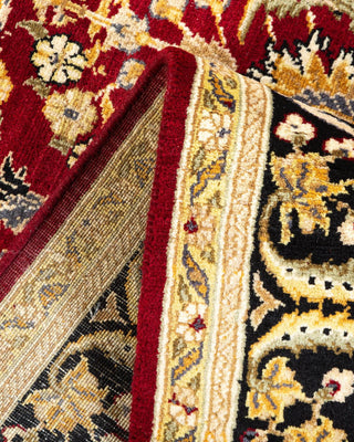 Traditional Mogul Red Wool Area Rug 4' 2" x 6' 3" - Solo Rugs