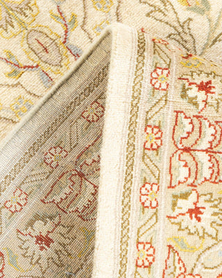 Traditional Mogul Ivory Wool Area Rug 4' 2" x 6' 5" - Solo Rugs