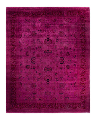 Fine Vibrance, One-of-a-Kind Handmade Area Rug - Purple, 14' 10" x 12' 1" - Solo Rugs
