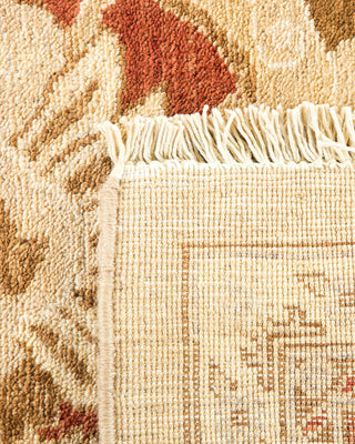 Contemporary Eclectic Yellow Wool Area Rug 8' 1" x 10' 4" - Solo Rugs