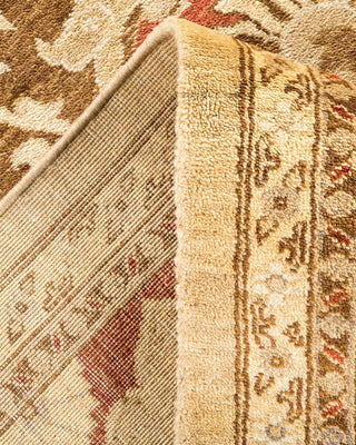 Contemporary Eclectic Yellow Wool Area Rug 8' 1" x 10' 4" - Solo Rugs