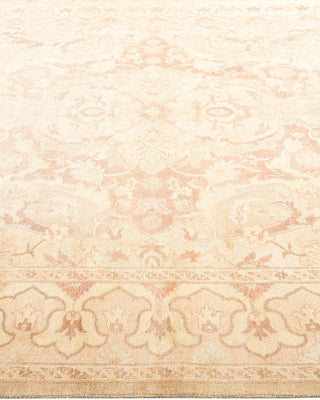 Contemporary Eclectic Yellow Wool Area Rug 6' 2" x 9' 0" - Solo Rugs