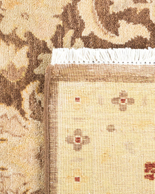 Contemporary Eclectic Brown Wool Area Rug 6' 2" x 8' 10" - Solo Rugs