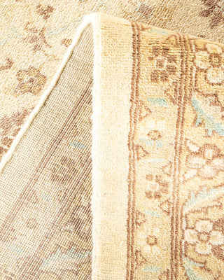 Contemporary Eclectic Ivory Wool Area Rug 9' 1" x 11' 10" - Solo Rugs
