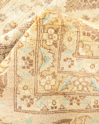 Contemporary Eclectic Ivory Wool Area Rug 9' 1" x 11' 10" - Solo Rugs