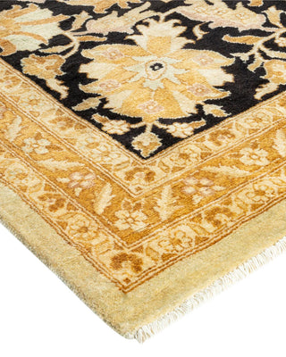 Contemporary Eclectic Light Blue Wool Area Rug 9' 1" x 12' 1" - Solo Rugs
