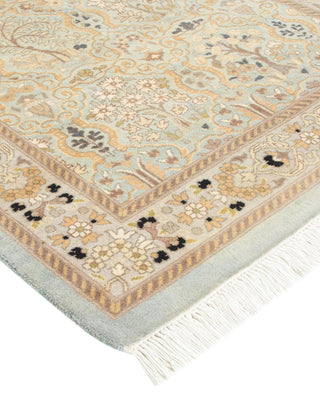 Traditional Mogul Light Blue Wool Runner 2' 7" x 11' 10" - Solo Rugs