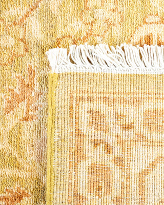 Contemporary Eclectic Green Wool Area Rug 6' 3" x 8' 10" - Solo Rugs