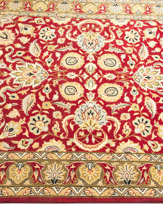 Traditional Mogul Red Wool Area Rug 3' 1" x 5' 1" - Solo Rugs