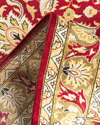 Traditional Mogul Red Wool Area Rug 3' 1" x 5' 1" - Solo Rugs