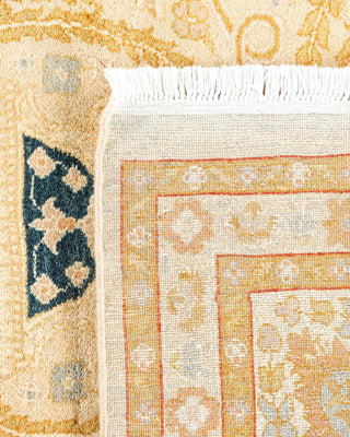 Traditional Mogul Ivory Wool Area Rug 8' 2" x 10' 5" - Solo Rugs