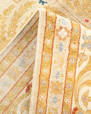 Traditional Mogul Ivory Wool Area Rug 8' 2" x 10' 5" - Solo Rugs