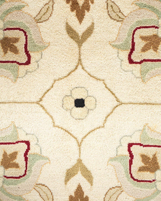 Traditional Mogul Ivory Wool Area Rug 11' 10" x 15' 4" - Solo Rugs