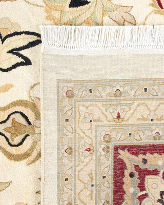 Traditional Mogul Ivory Wool Area Rug 11' 10" x 15' 4" - Solo Rugs