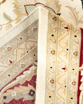 Traditional Mogul Ivory Wool Area Rug 11' 10" x 15' 4" - Solo Rugs