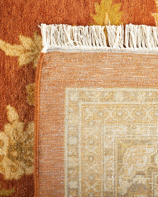 Traditional Mogul Brown Wool Area Rug 12' 3" x 17' 8" - Solo Rugs
