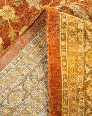 Traditional Mogul Brown Wool Area Rug 12' 3" x 17' 8" - Solo Rugs